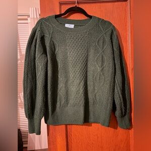 CeCe Emerald Green Knit Sweater
